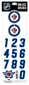 Številke za čelado Sportstape ALL IN ONE HELMET DECALS - WINNIPEG JETS