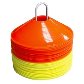 Stožec za trening Blue Sports Saucer 2" Kit 25x Yellow + 25x Orange