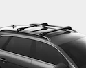 Strešni nosilec Thule Edge Black Great Wall Tank 500 5-dr SUV z vzdolžnimi strešnimi nosilci 23+