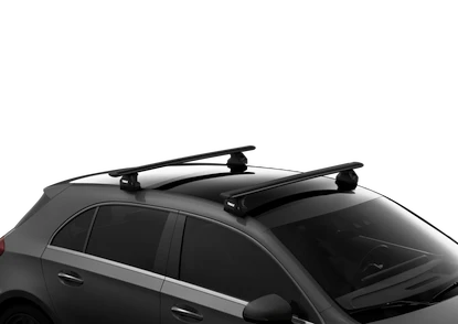 Strešni nosilec Thule z EVO WingBar Black Audi Q7 5-dr SUV z vgrajenimi vzdolžnimi nosilci 15-24