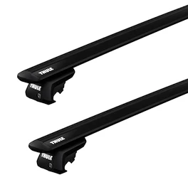 Strešni nosilec Thule z EVO WingBar Black Brilliance BS4 5-dr Estate z vzdolžnimi strešnimi nosilci 09-15