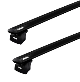 Strešni nosilec Thule z EVO WingBar Black Fiat Idea 5-dr MPV s fiksnimi točkami 03-12