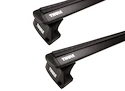 Strešni nosilec Thule z EVO WingBar Black Fiat Panda 4X4 5-dr Hatchback z vgrajenimi vzdolžnimi nosilci 12-24