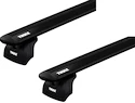 Strešni nosilec Thule z EVO WingBar Black Vauxhall Astra 5-dr Hatchback s fiksnimi točkami 00-03