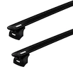 Strešni nosilec Thule z EVO WingBar Black Vauxhall Zafira Tourer 5-dr MPV z vgrajenimi vzdolžnimi nosilci 12-19