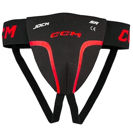 Suspenzor CCM Jock Black/Red Junior