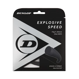 Teniška struna Dunlop Explosive Speed Black 1.25 Set (12 m)