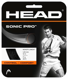 Teniška struna Head Sonic Pro 17 Black 1.25 mm (12 m)