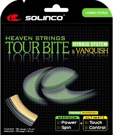 Teniška struna Solinco Tour Bite + Solinco Vanquish (12 m)