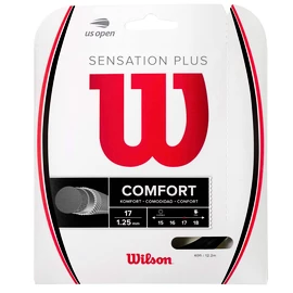 Teniška struna Wilson Sensation Plus Black 1.34 mm