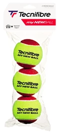 Teniške žogice za otroke Tecnifibre My New Ball (3 Pack)