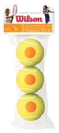 Teniške žogice za otroke Wilson Starter Orange (3 Pack)