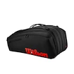 Torba za loparje Wilson  Clash V3 15PK Racquet Bag Black/Infrared