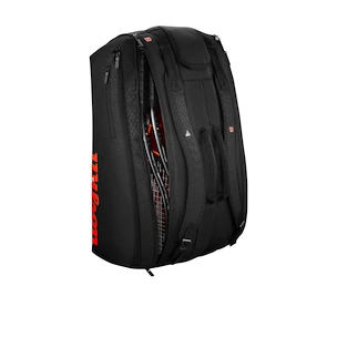 Torba za loparje Wilson  Clash V3 15PK Racquet Bag Black/Infrared