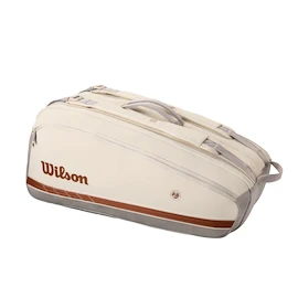 Torba za loparje Wilson Roland Garros 2025 Super Tour 9PK Cream/Clay