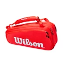 Torba za loparje Wilson  Super Tour 6 Pack Red