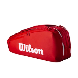 Torba za loparje Wilson Super Tour Red 6PK 2025