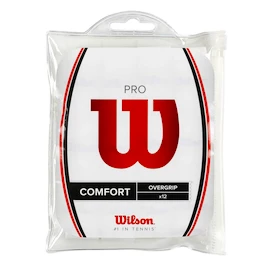 Trak za lopar Wilson Pro Comfort Overgrip White (12 Pack)