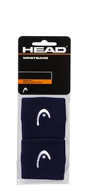 Trakovi za vpijanje znoja Head Wristband 2.5" (2 Pack) Navy