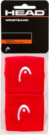 Trakovi za vpijanje znoja Head Wristband 2.5" (2 Pack) red