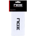 Trakovi za vpijanje znoja NOX  2 White/Black Logo Long Wristbands