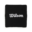 Trakovi za vpijanje znoja Wilson  Terry Logo Wristband Black