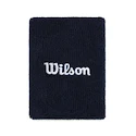 Trakovi za vpijanje znoja Wilson  Wide Terry Wristbands Classic Navy