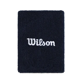 Trakovi za vpijanje znoja Wilson Wide Terry Wristbands Classic Navy