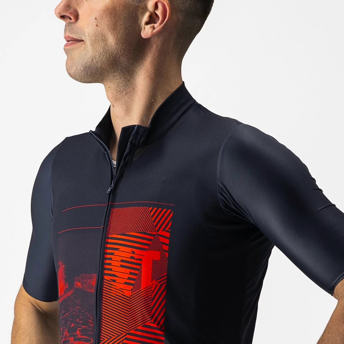 Castelli 13 Screen Savile Blue/Red