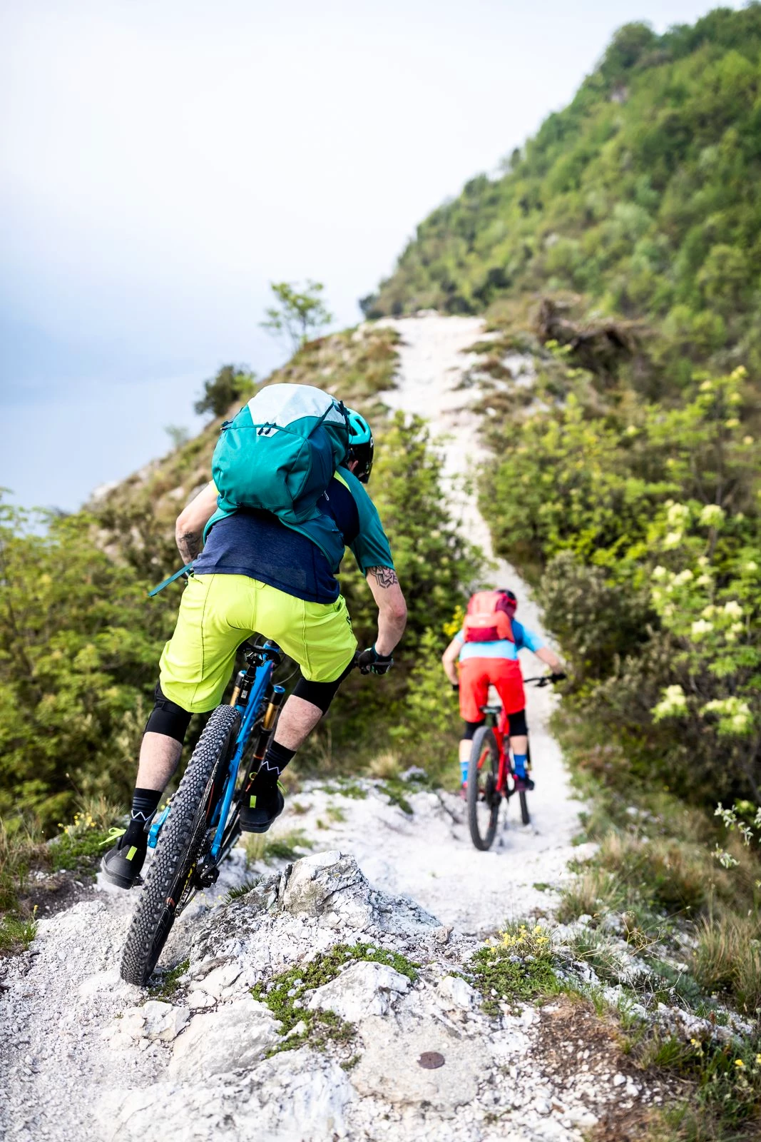 VAUDE Ledro Kolesarske hlače Dusty Moss