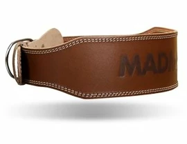 Vadbeni pas MadMax Opasek celokožený full leather MFB246 hnědý