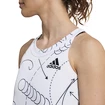 Ženska brezrokavna majica adidas  Club Graphic Tank White