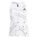 Ženska brezrokavna majica adidas  Club Graphic Tank White  S