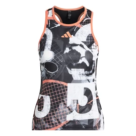 Ženska brezrokavna majica adidas Club Tennis Graphic Tank Top White/Black