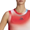 Ženska brezrokavna majica adidas  Melbourne Printed Match Tank White/Red/Blue