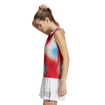 Ženska brezrokavna majica adidas  Melbourne Printed Match Tank White/Red/Blue