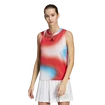 Ženska brezrokavna majica adidas  Melbourne Printed Match Tank White/Red/Blue