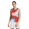 Ženska brezrokavna majica adidas  Melbourne Printed Match Tank White/Red/Blue