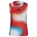 Ženska brezrokavna majica adidas  Melbourne Printed Match Tank White/Red/Blue