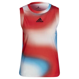 Ženska brezrokavna majica adidas Melbourne Printed Match Tank White/Red/Blue