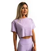 Ženska brezrokavna majica GymBeam  Limitless Cropped T-shirt Lavender