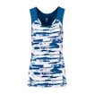 Ženska brezrokavna majica K-Swiss  Hypercourt Stripe Tank Print/Classic Blue  M