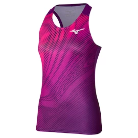 Ženska brezrokavna majica Mizuno Charge Printed Tank Purple Magic