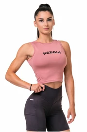 Ženska brezrokavna majica Nebbia Fit & Sporty top old rose