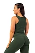 Ženska brezrokavna majica Nebbia  Organic Cotton Ribbed Tank Top 414 dark green