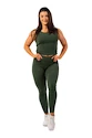 Ženska brezrokavna majica Nebbia  Organic Cotton Ribbed Tank Top 414 dark green