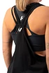 Ženska brezrokavna majica Nebbia  Sleeveless Loose Cross Back Tank Top "Feeling Good" Black