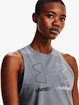 Ženska brezrokavna majica Under Armour  Live Sportstyle Graphic Tank Steel Medium Heather Gray