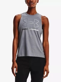 Ženska brezrokavna majica Under Armour Live Sportstyle Graphic Tank Steel Medium Heather Gray