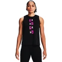 Ženska brezrokavna majica Under Armour  Live UA Repeat Muscle Tank-BLK